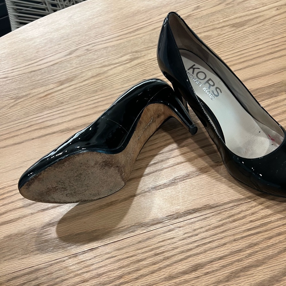 Michael Kors Glossy Black Heels